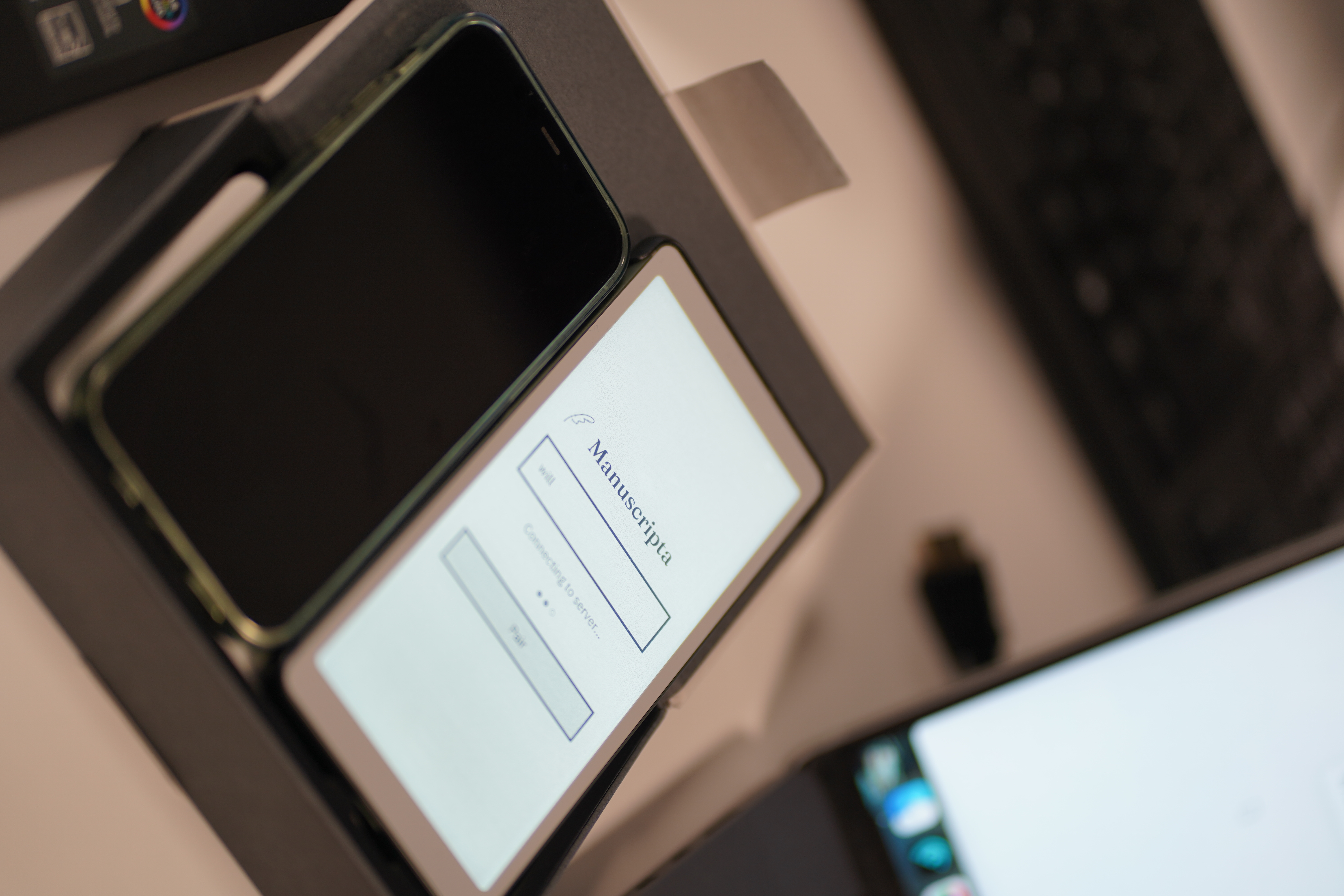 Manuscripta running on Android AI Paper