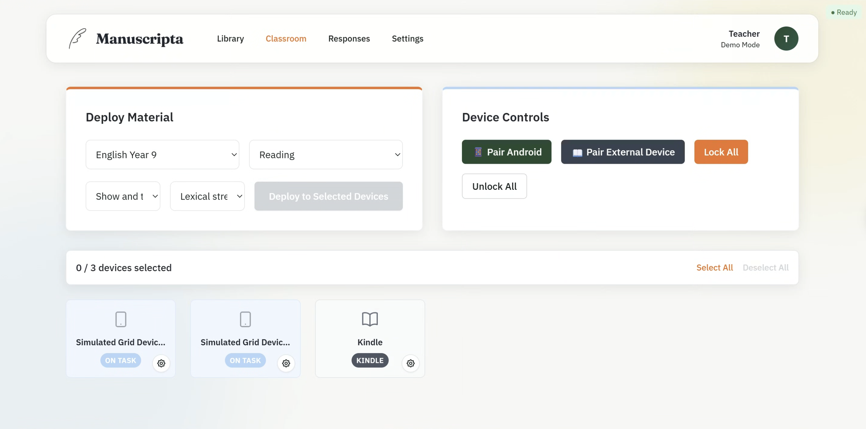 Manuscripta Windows App - Worksheet Generation
